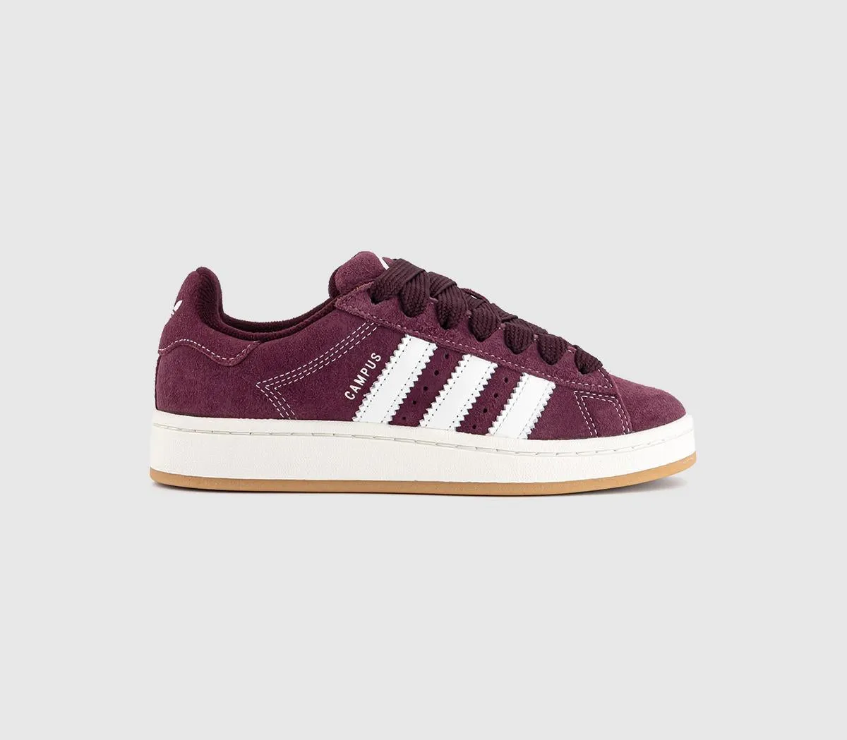 adidas Campus 00S Trainers Maroon White Maroon