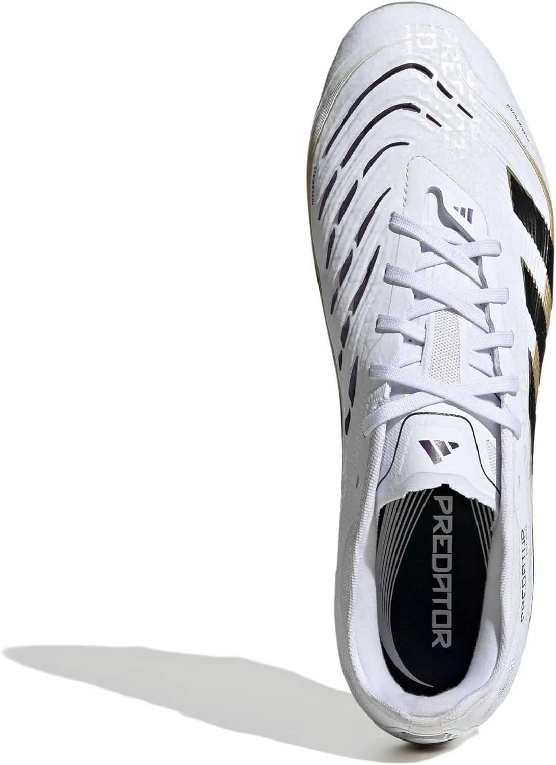 adidas Predator Pro Firm Ground Soccer Shoes - Unisex Goal Scoring Shoes with Grippy Rubber Fins for Ultimate Ball Control