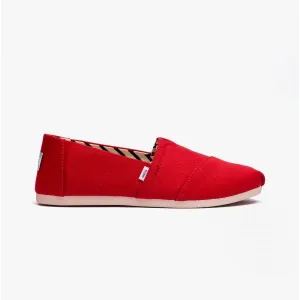 ALPARGATA Ladies Cotton Espadrille Red