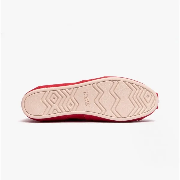 ALPARGATA Ladies Cotton Espadrille Red