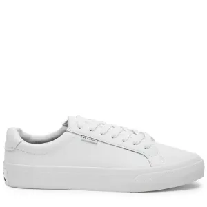Amos Leather Trainers - White