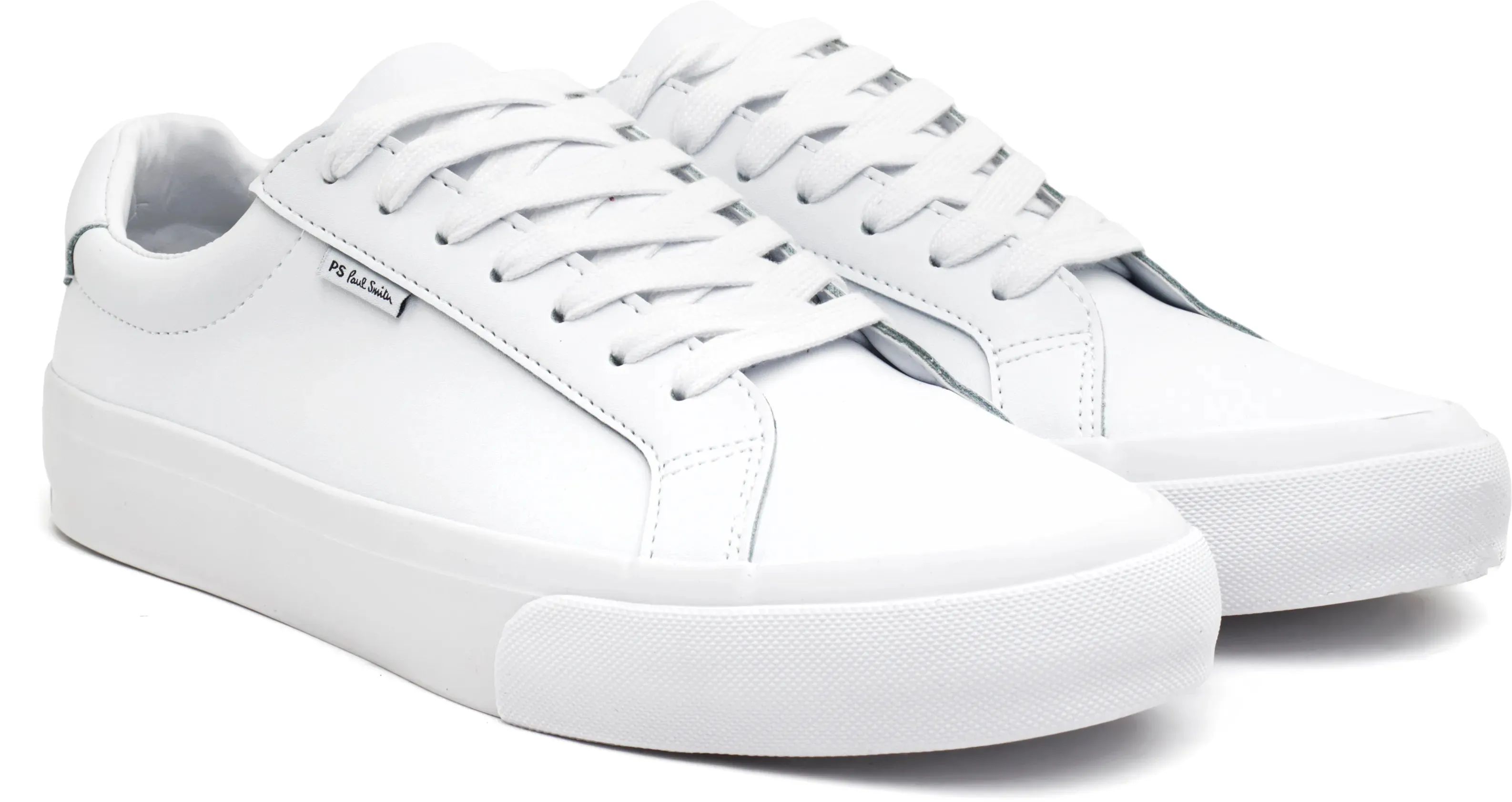 Amos Leather Trainers - White