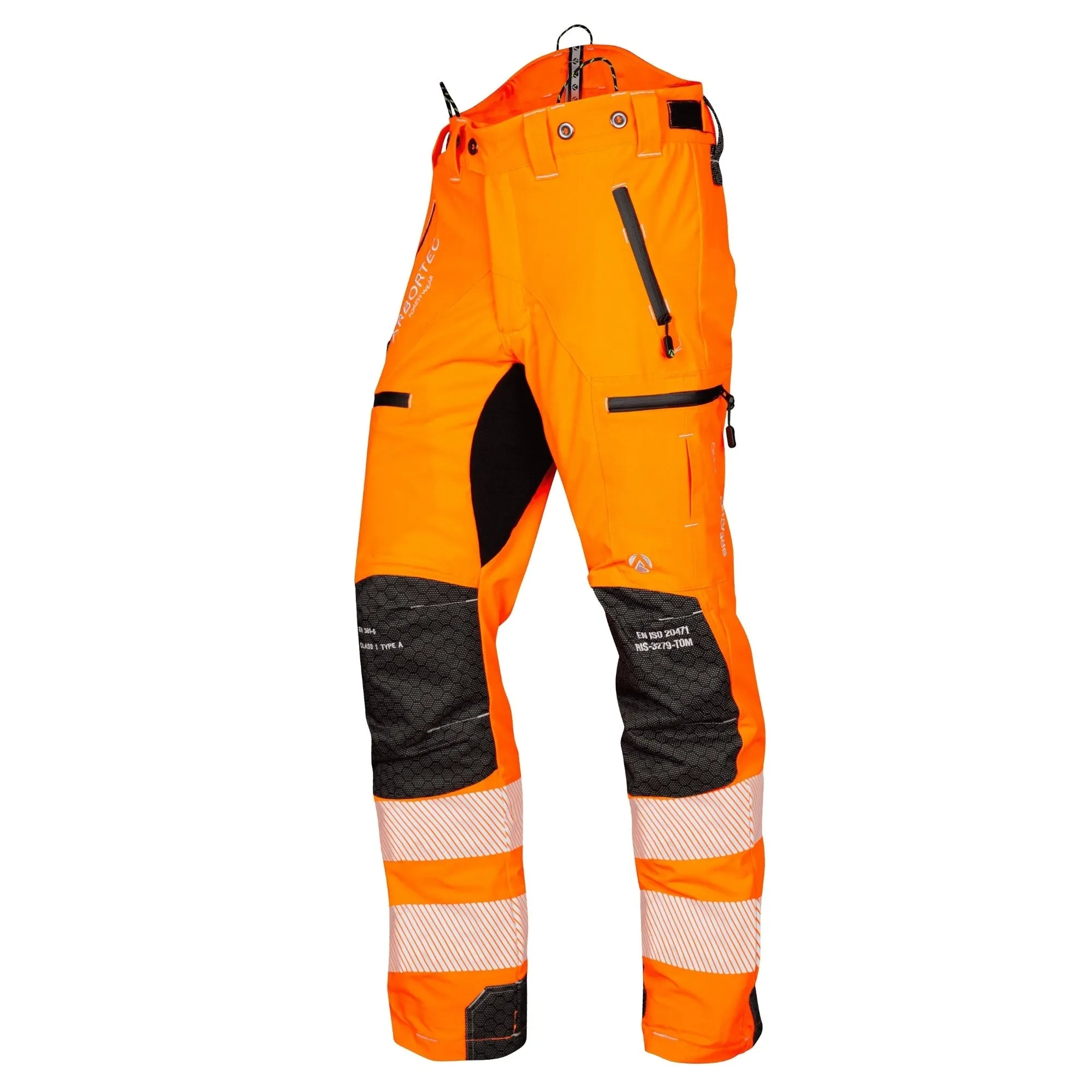 AT4060(US) Breatheflex Pro Chainsaw Pants UL Rated - Hi-Viz Orange