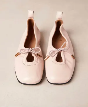 Ballerines en cuir avec boucle Rosalind