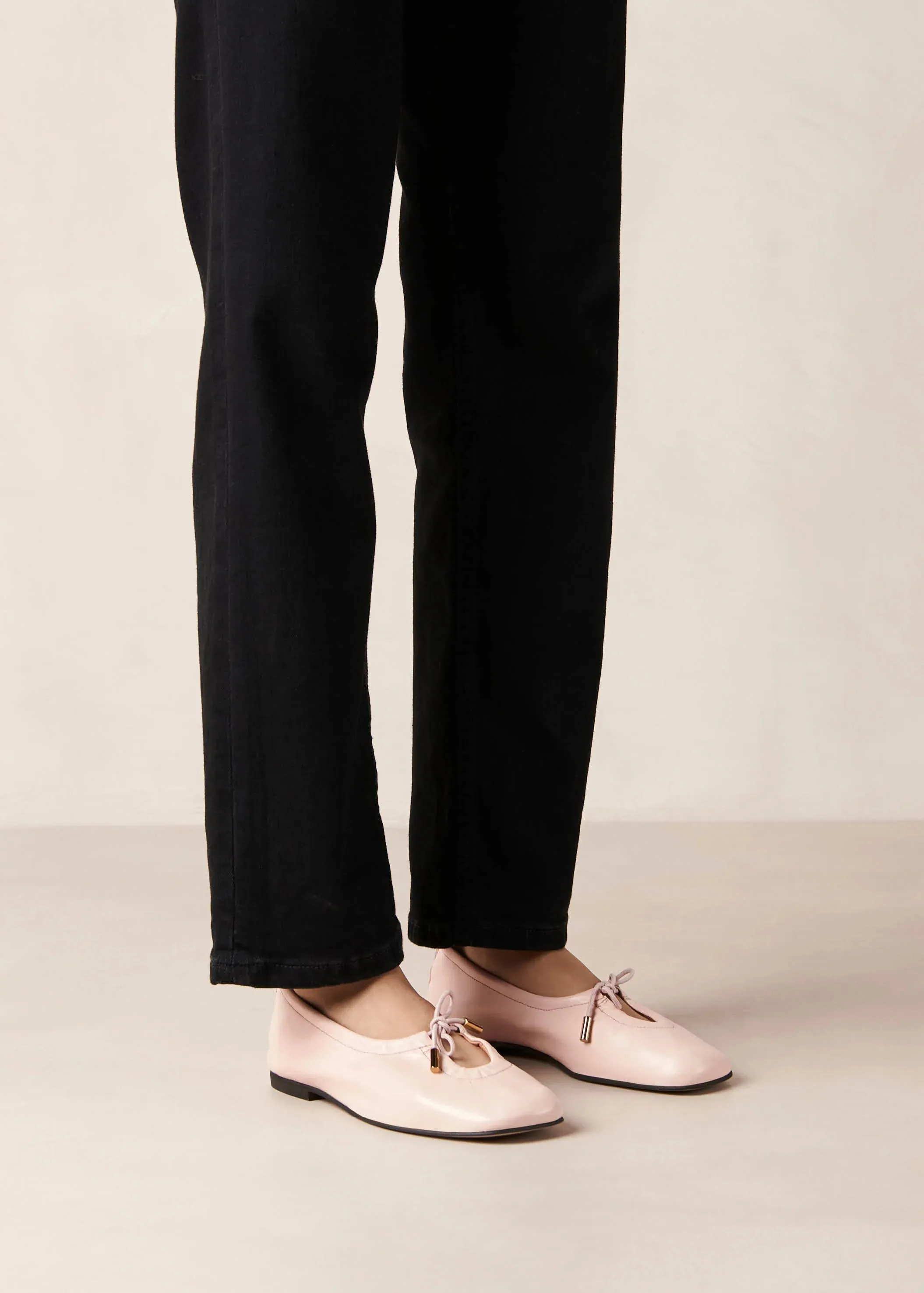 Ballerines en cuir avec boucle Rosalind