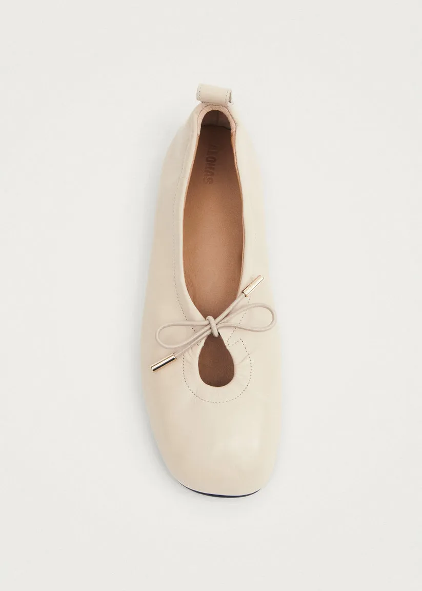 Ballerines en cuir avec boucle Rosalind