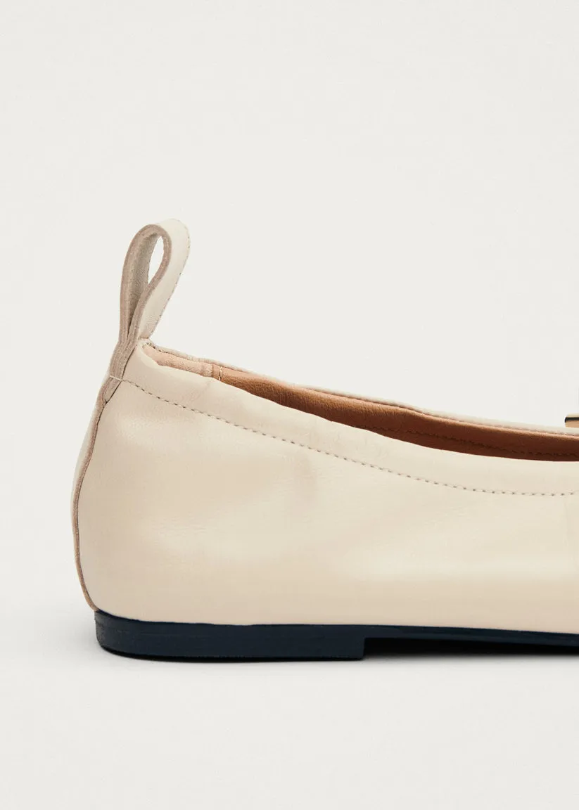 Ballerines en cuir avec boucle Rosalind