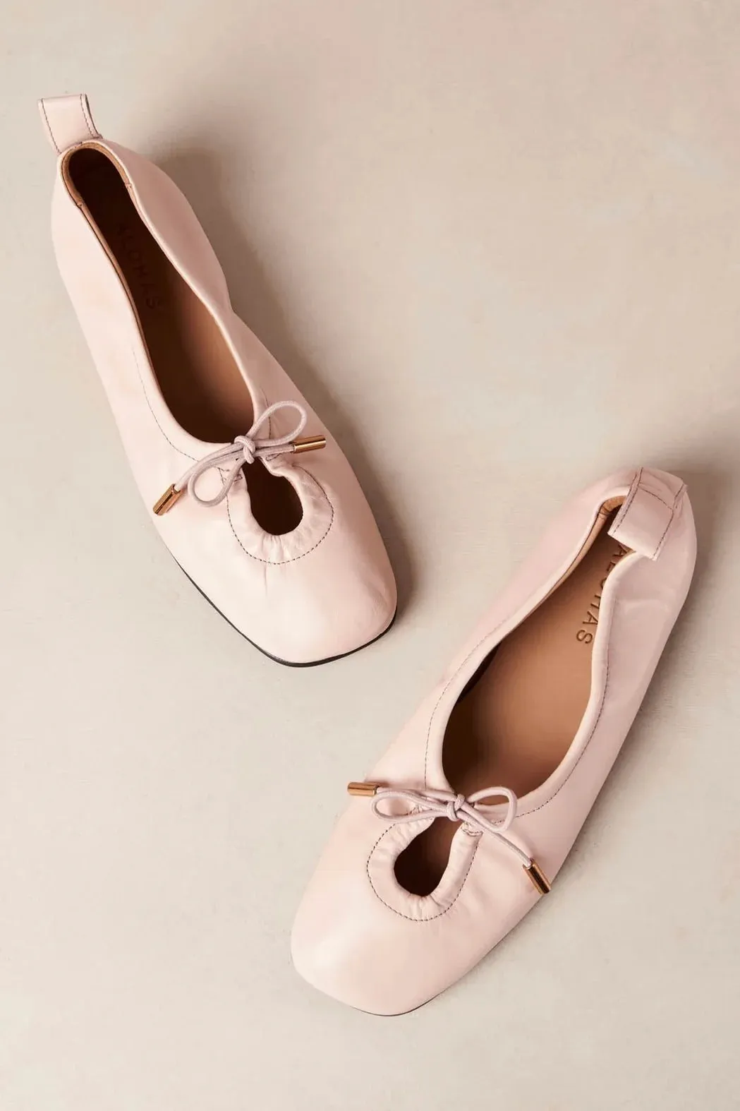 Ballerines en cuir avec boucle Rosalind