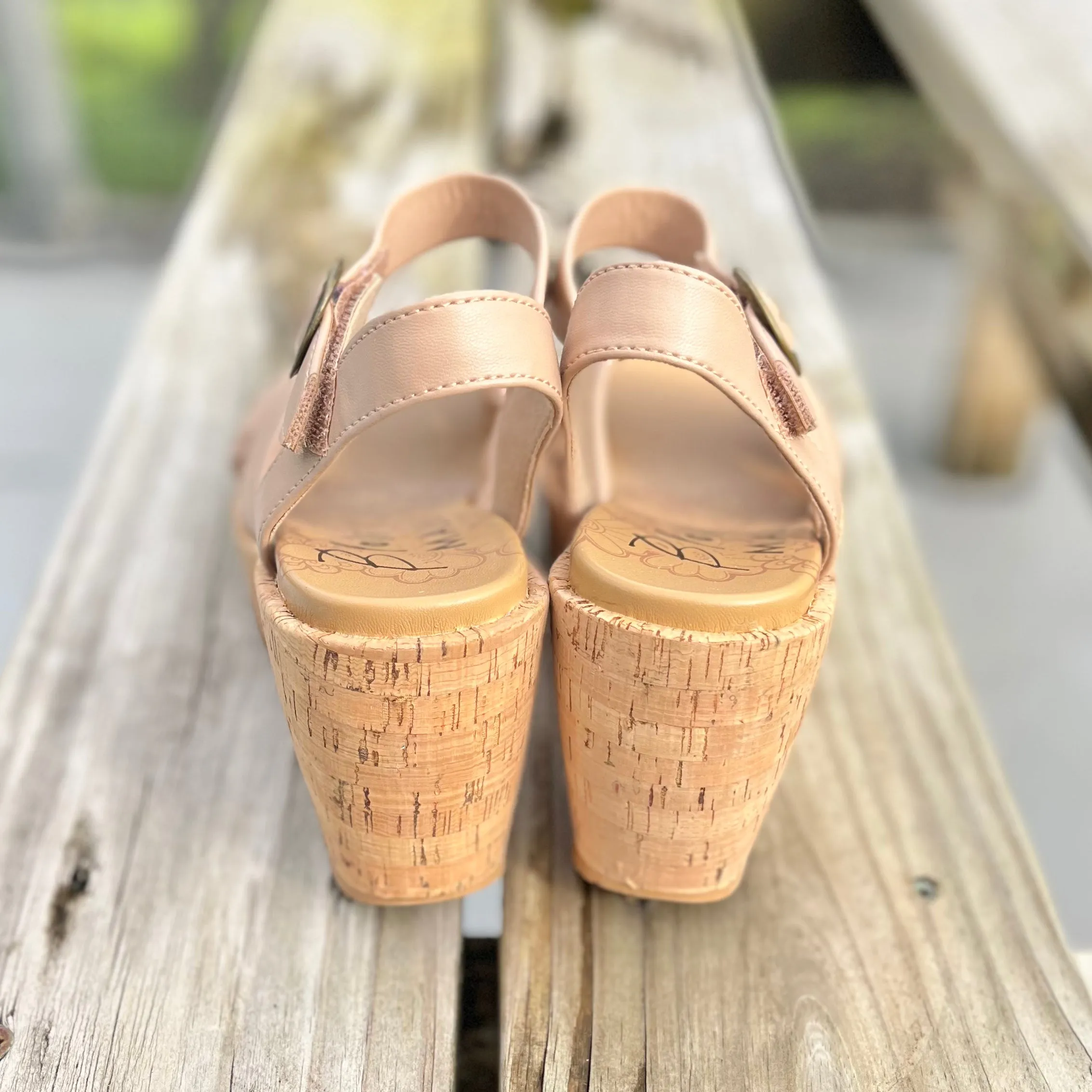 Barbados Wedge by Blowfish in Cashew