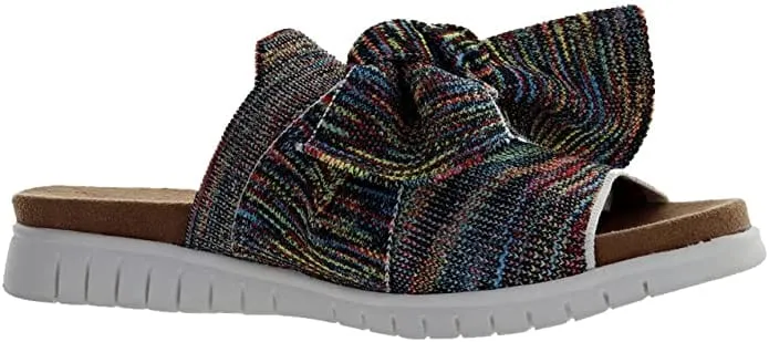 Bernie Mev NY Women's Freesia Slide Sandal - Rainbow/Cream