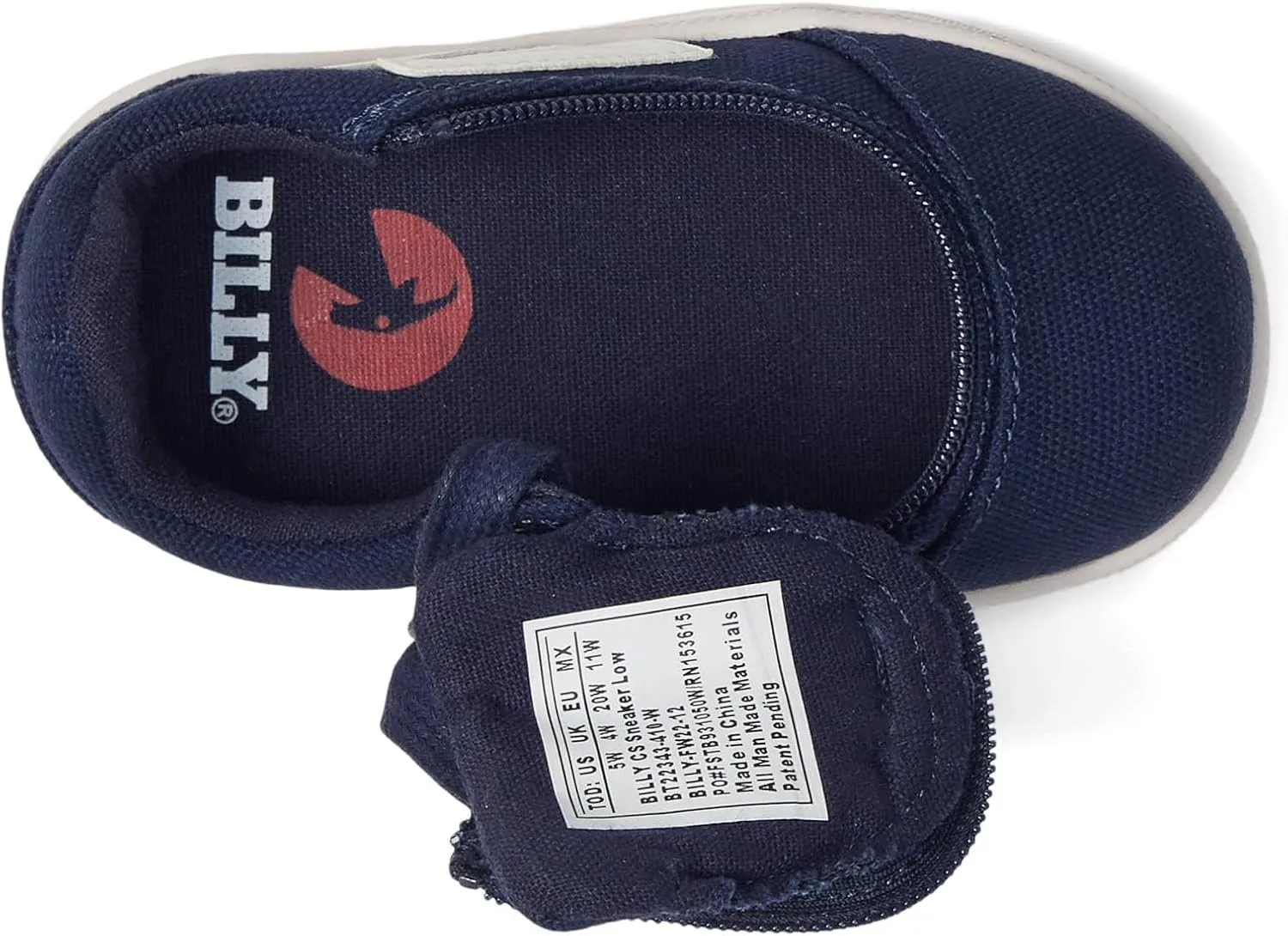 BILLY Footwear CS Sneaker Low Shoes for Kids ?C Ideal for Little Kids and Big Kids ?C Canvas Upper ?C Round Toe