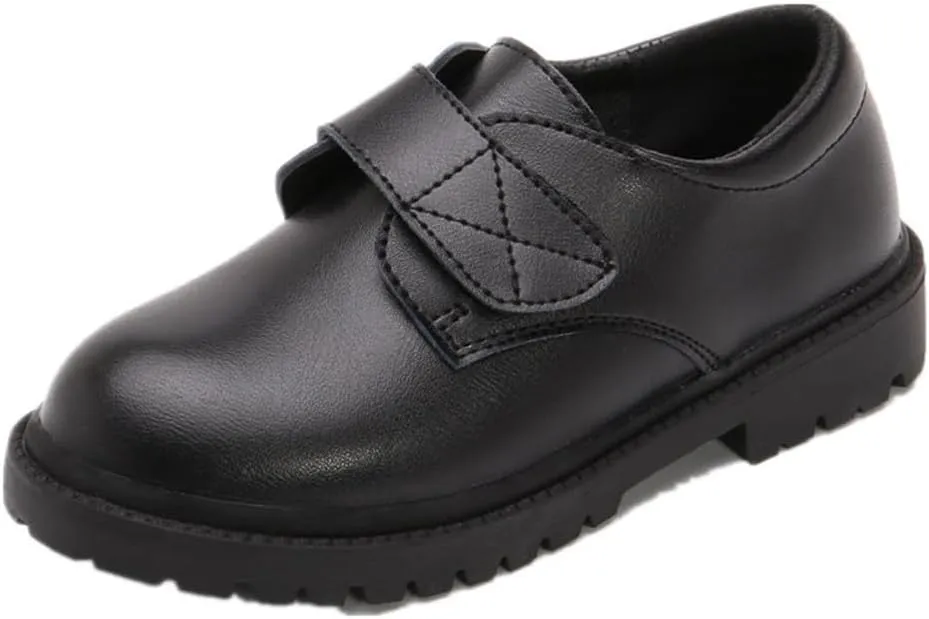 Boys' Classic Lace-Up Oxford Dress Shoes for School, Church, Wedding, Performance