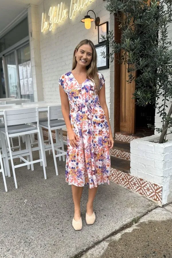 Celeste Floral Midi Dress