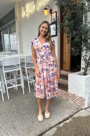 Celeste Floral Midi Dress