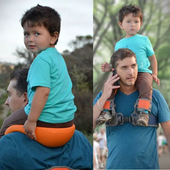 Children's Saddle Shoulder Strap Parent-child Outdoor Sports Back Stool