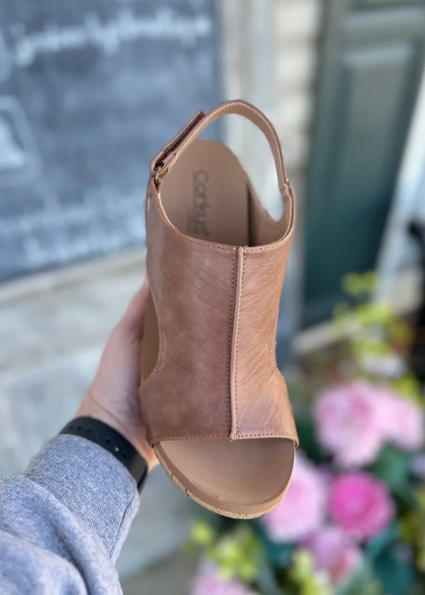 Corkys Carley Wedges - Tobacco