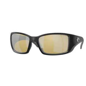 Costa Del Mar Blackfin Sunglasses - Matte Black Frame - Sunrise Silver Mirror 580P Lens