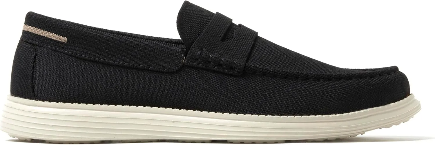 Dearfoams Men's Rollins Slip on Shoe Comfortable Lightweight Machine Washable with Arch Support Loafer