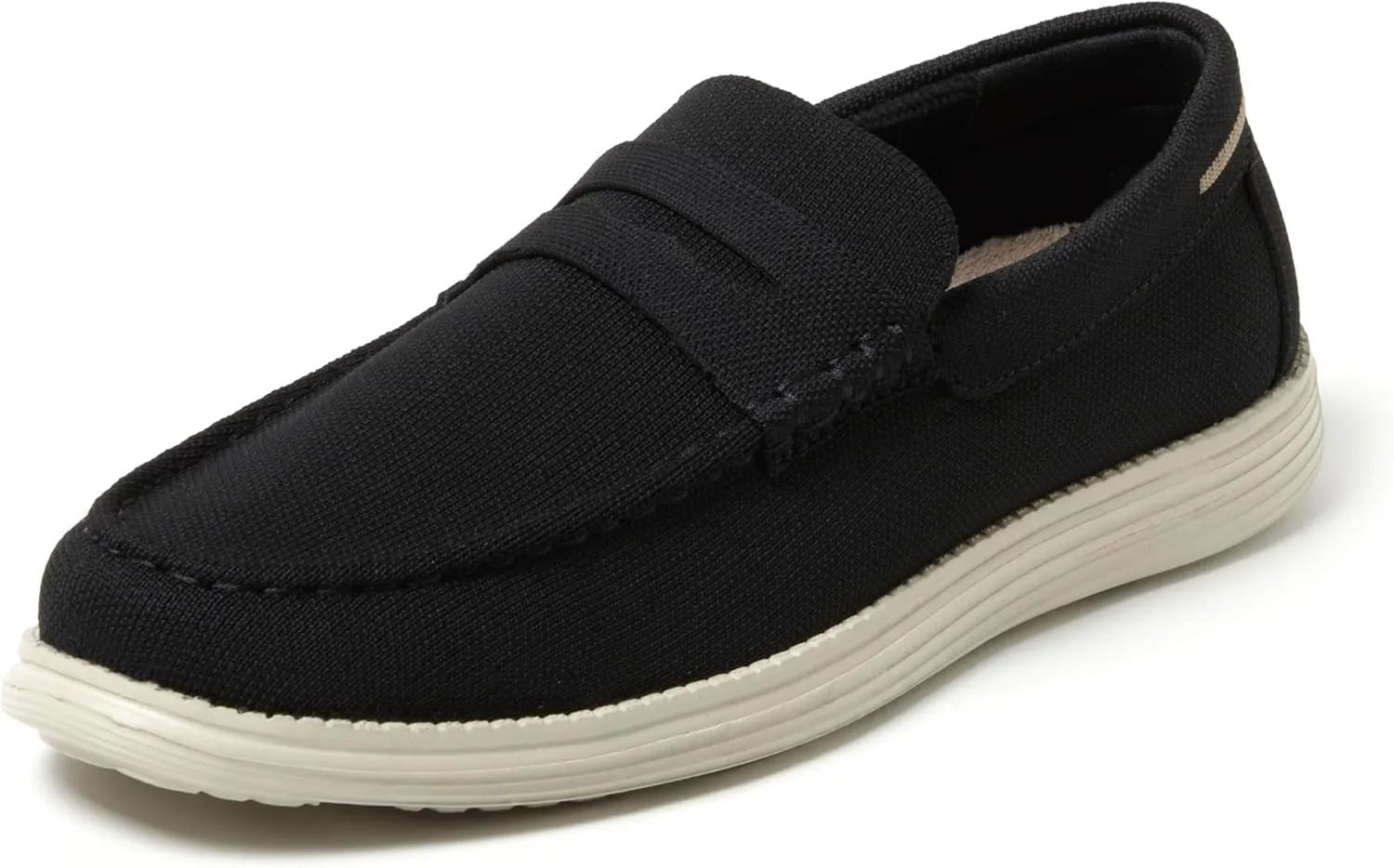 Dearfoams Men's Rollins Slip on Shoe Comfortable Lightweight Machine Washable with Arch Support Loafer