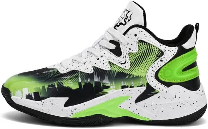DHOVOR Men's Basketball Shoes Youth Anti Slip Fashion Sneakers Tennis Sport Shoes for Mens Outdoor Shoes