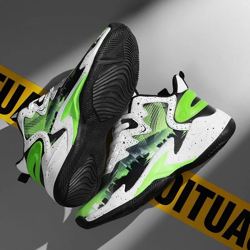 DHOVOR Men's Basketball Shoes Youth Anti Slip Fashion Sneakers Tennis Sport Shoes for Mens Outdoor Shoes