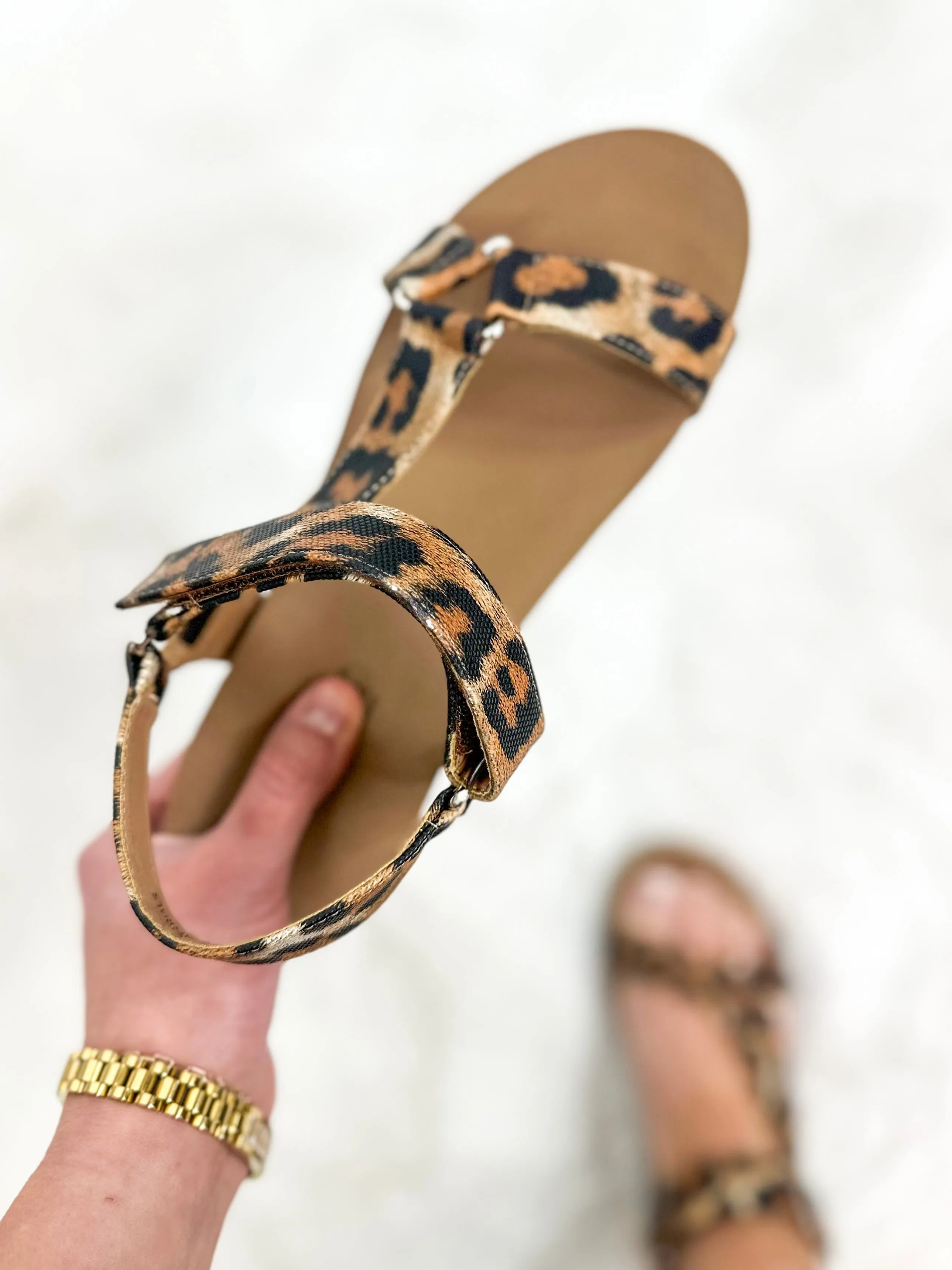Don't Tempt Me Wedges - Leopard