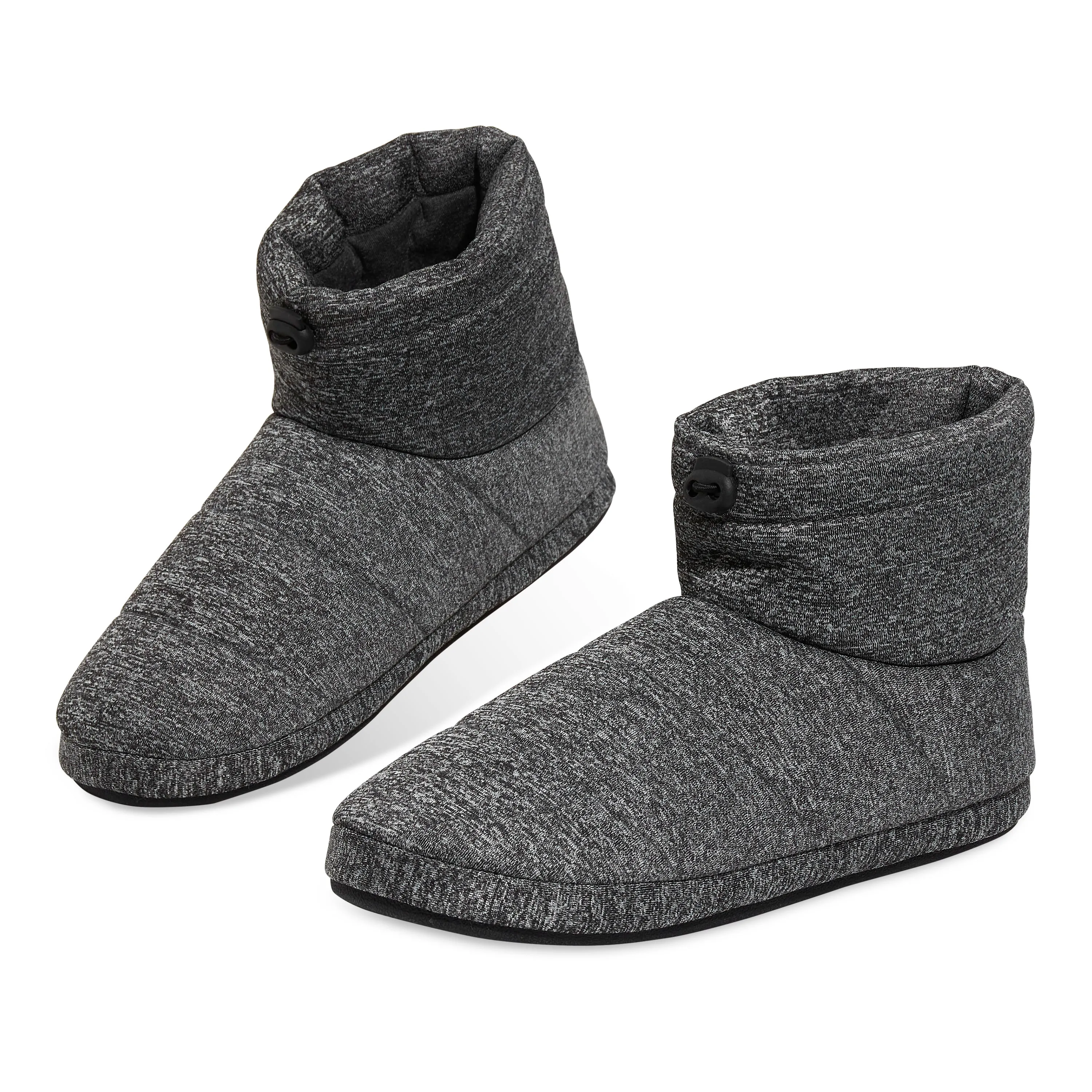 DUNLOP Slippers for Men, Fluffy Mens Slipper Warm and Cosy Winter House Boots