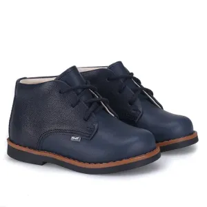 Emel Navy Pebbled Toddler Bootie E2412