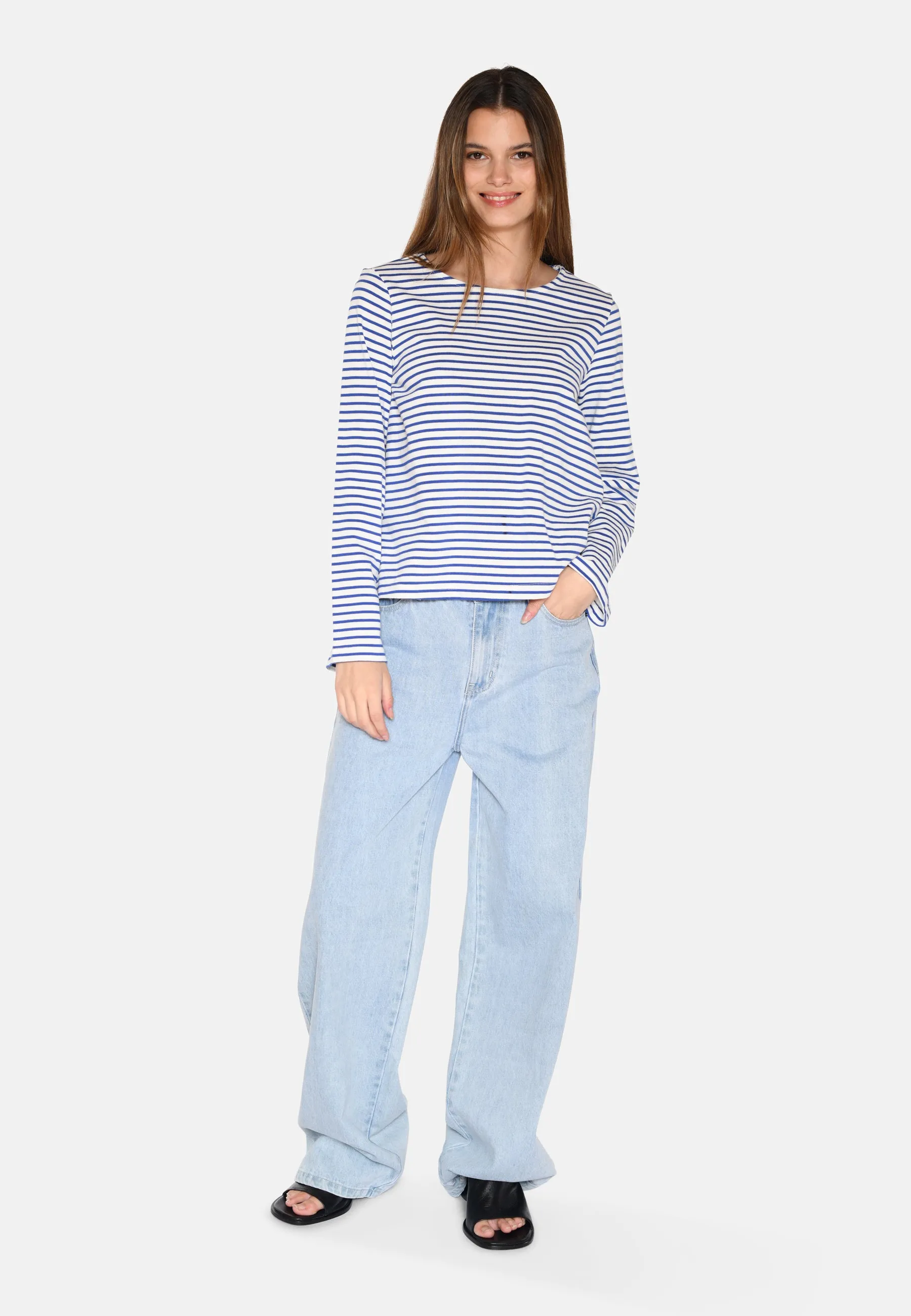 Estella long sleeved t-shirt 4272 - Nebulas Blue