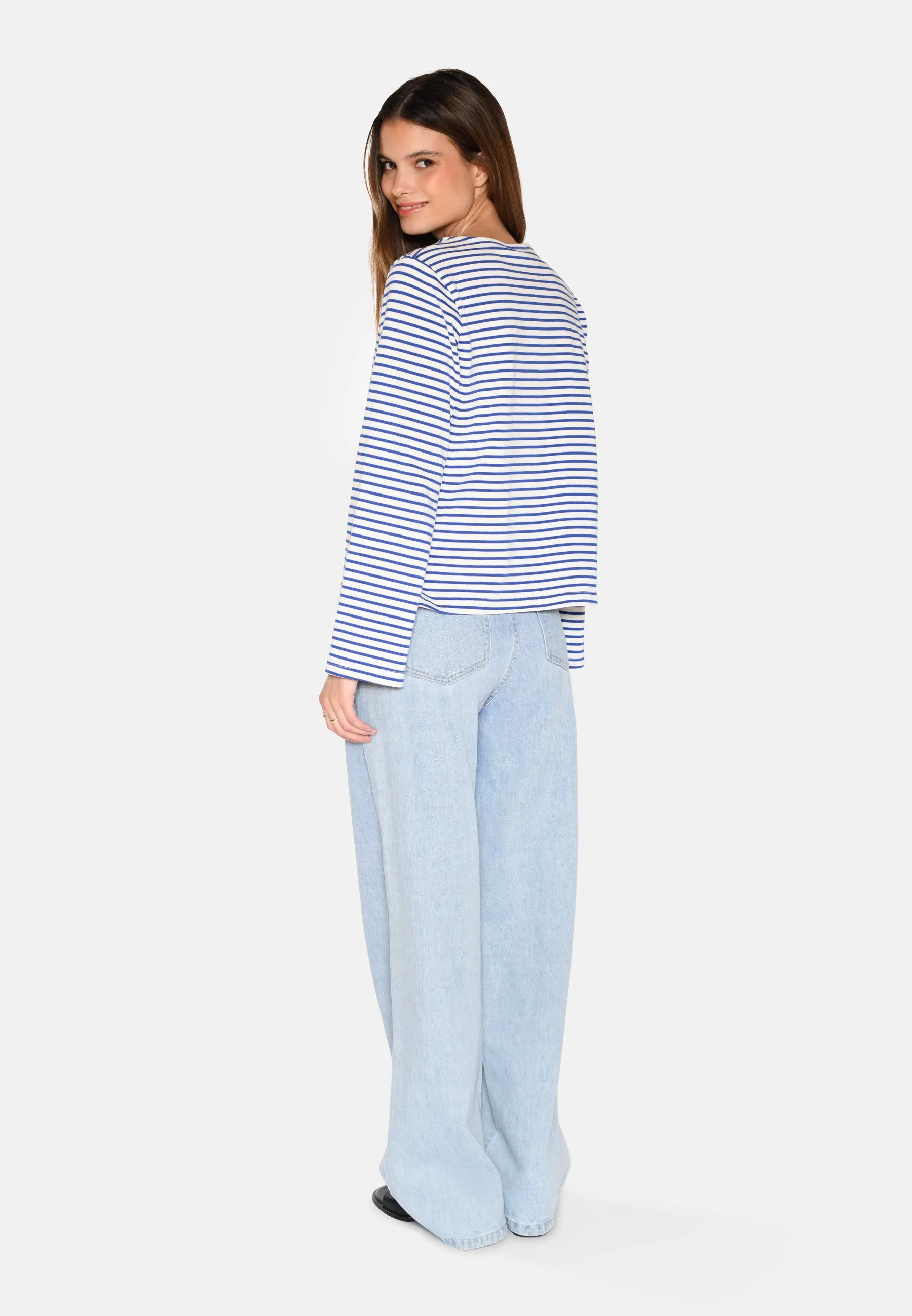 Estella long sleeved t-shirt 4272 - Nebulas Blue