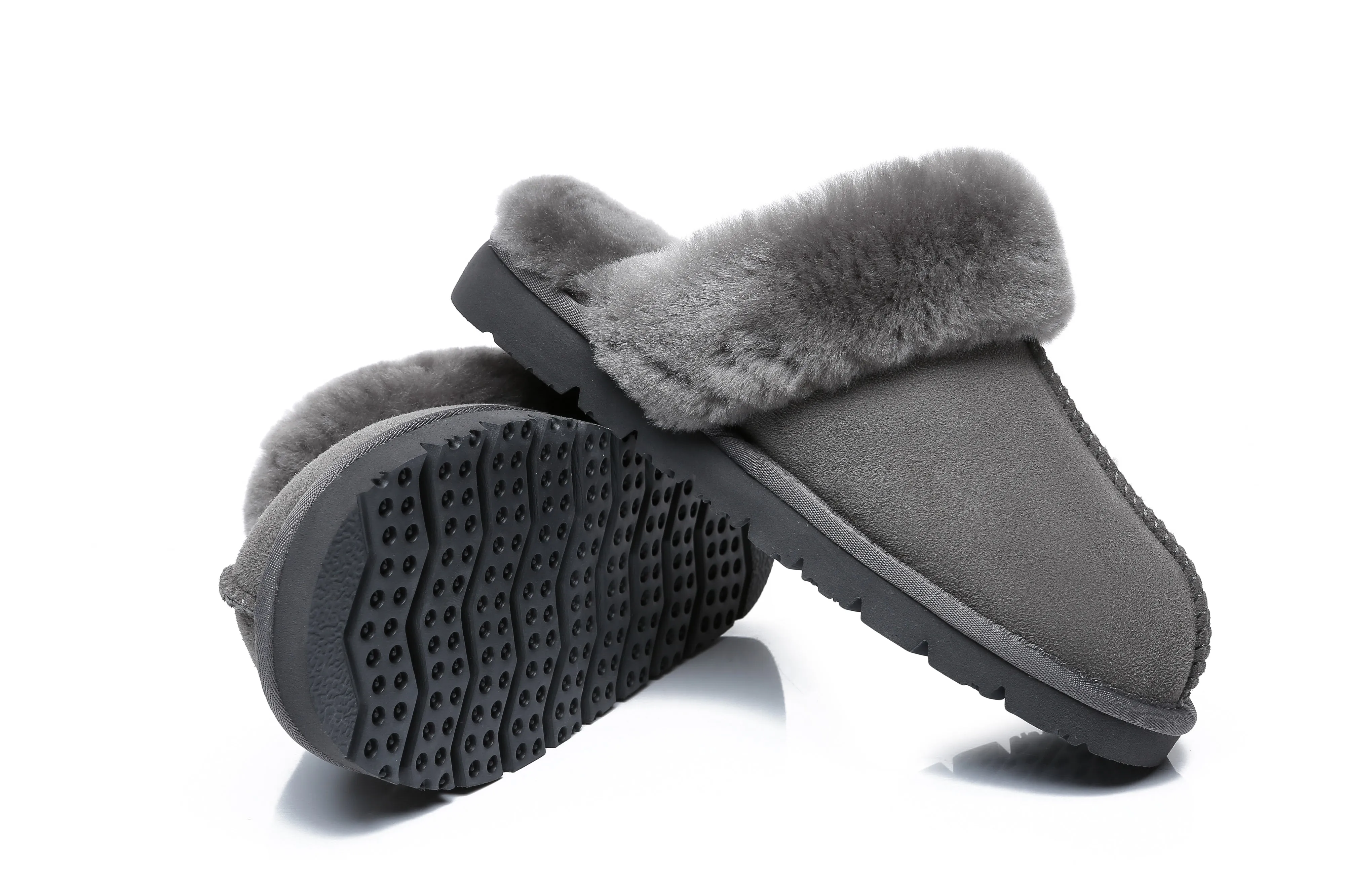 EVERAU® Ugg Premium Sheepskin Slipper Muffin