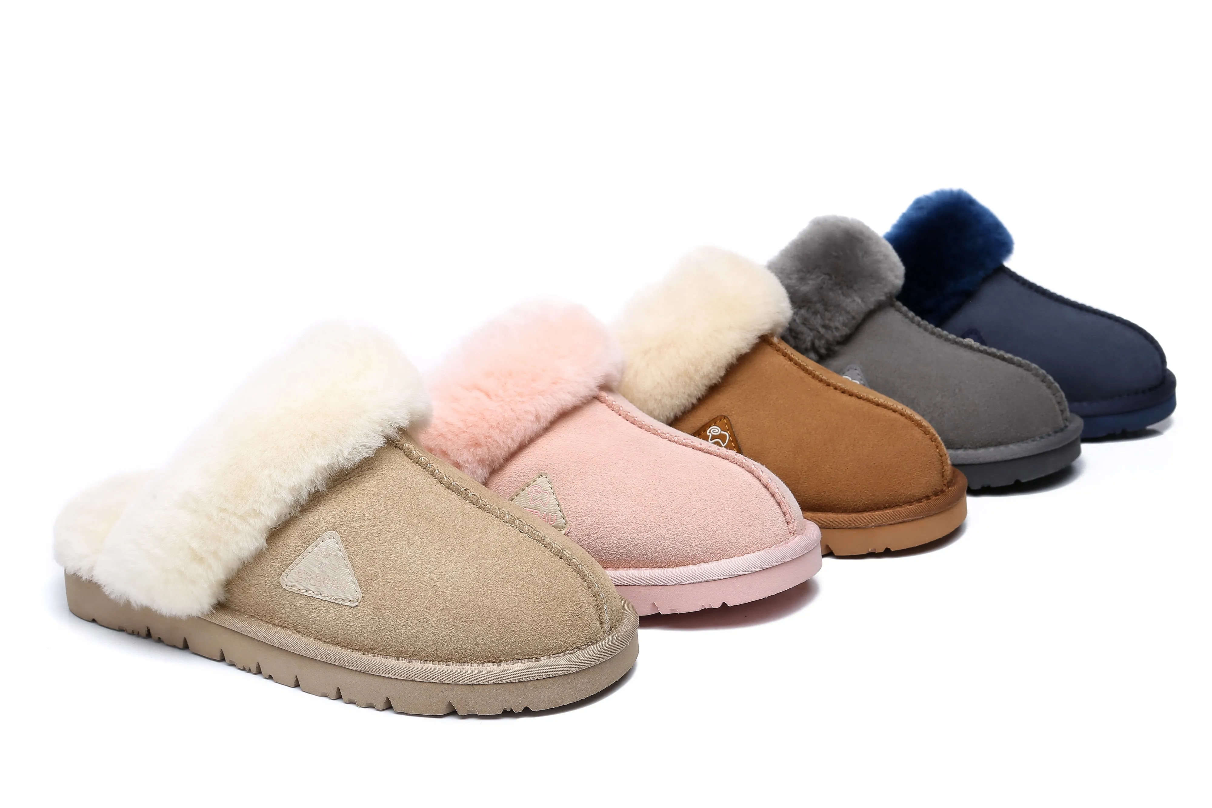 EVERAU® Ugg Premium Sheepskin Slipper Muffin