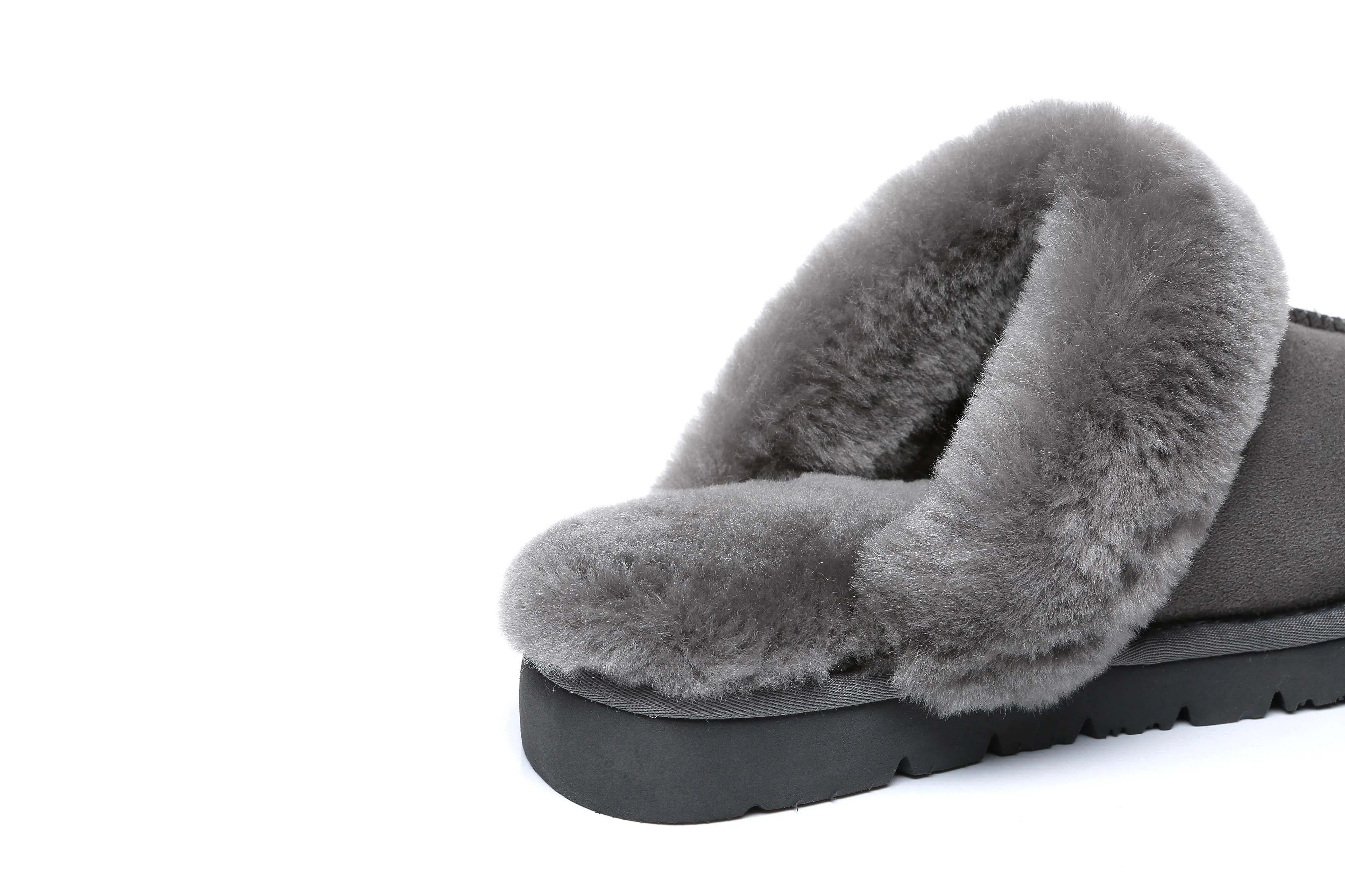 EVERAU® Ugg Premium Sheepskin Slipper Muffin