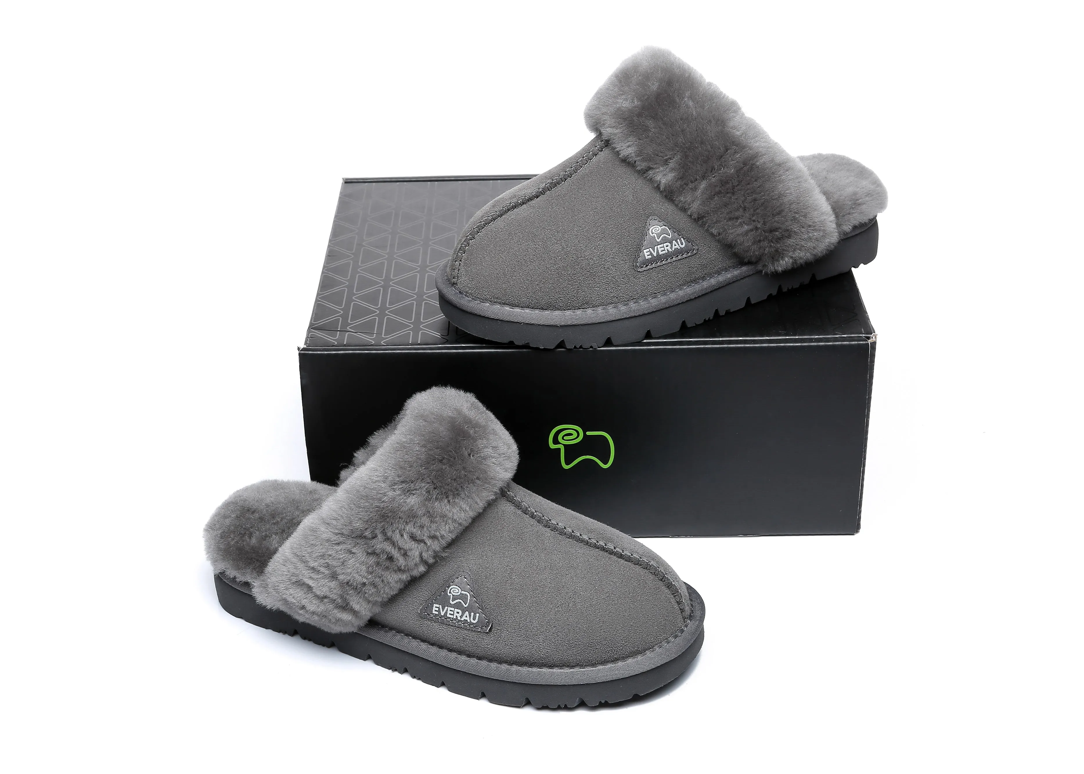 EVERAU® Ugg Premium Sheepskin Slipper Muffin