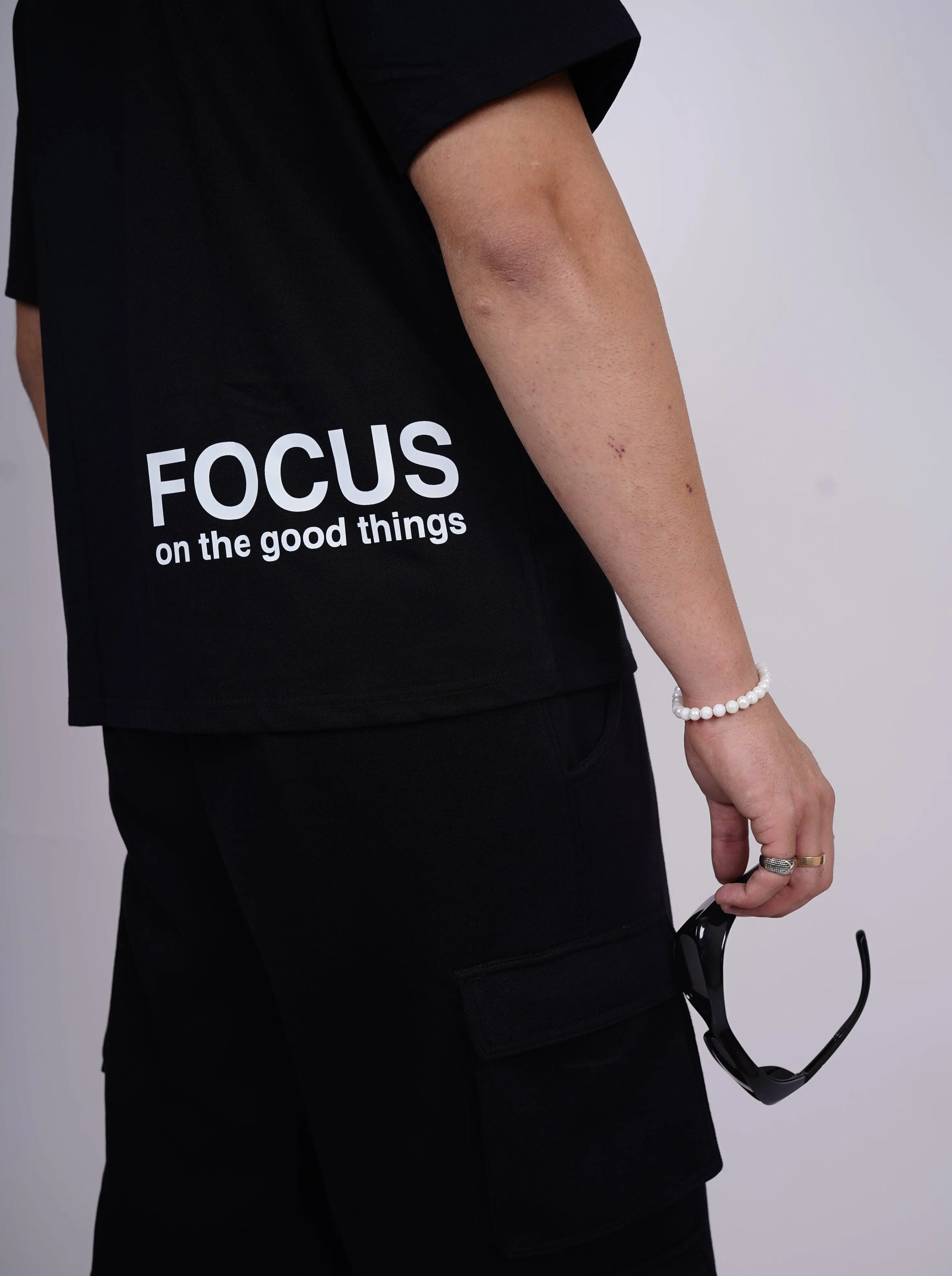 Focus : Drop Sleeved Tee For Men and Women