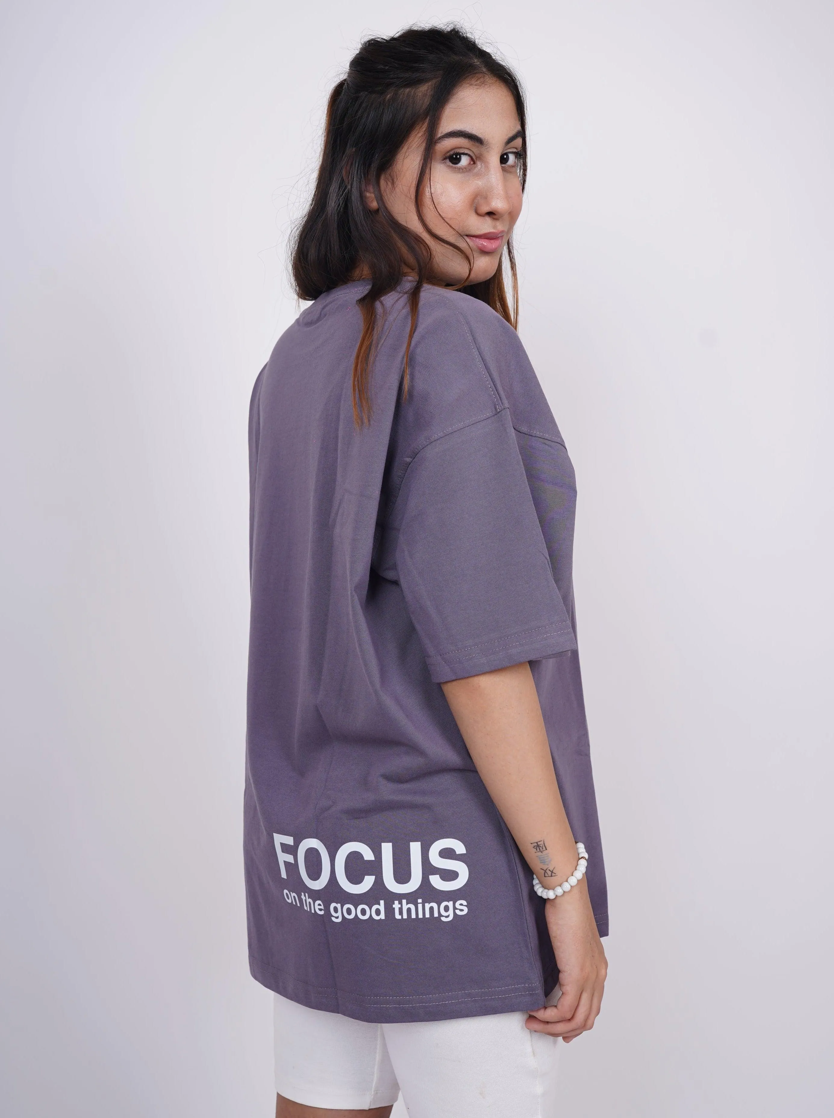 Focus : Drop Sleeved Tee For Men and Women