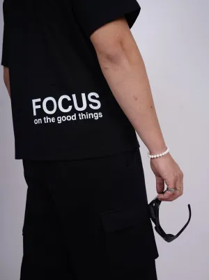 Focus : Drop Sleeved Tee For Men and Women