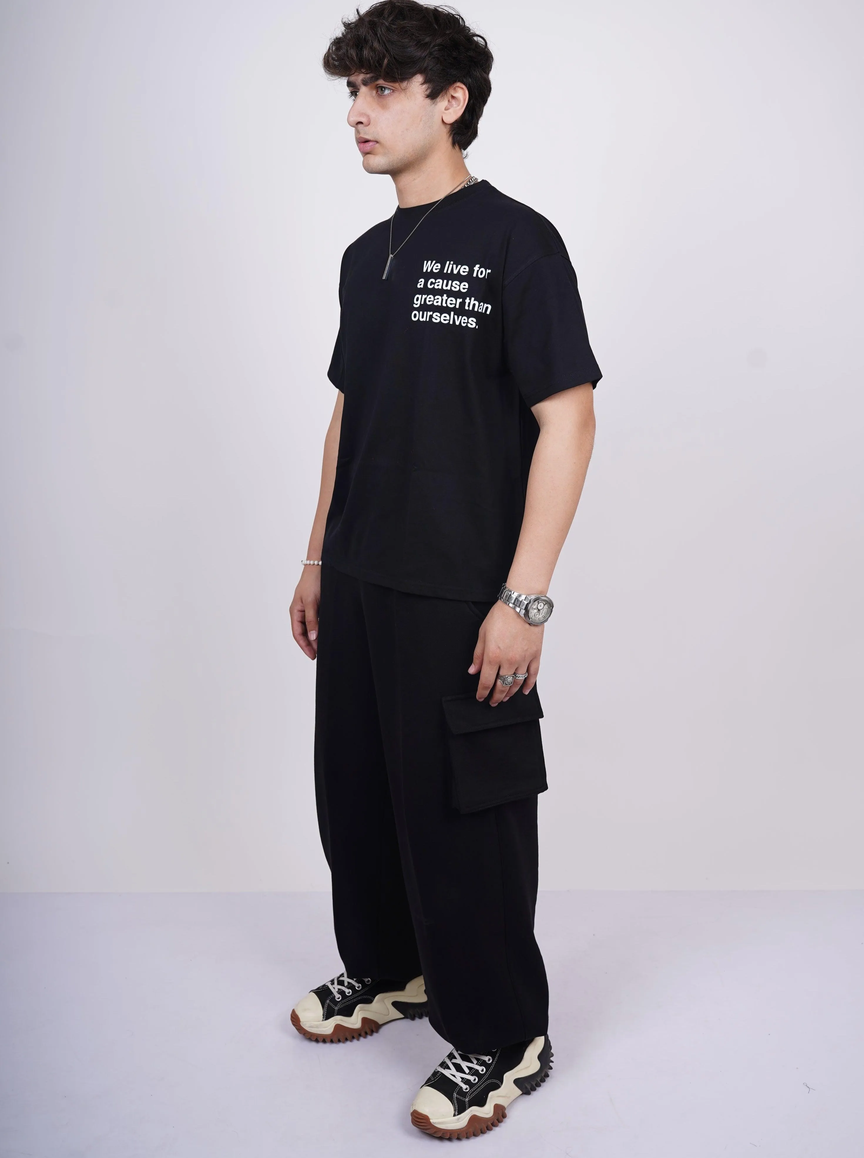Focus : Drop Sleeved Tee For Men and Women