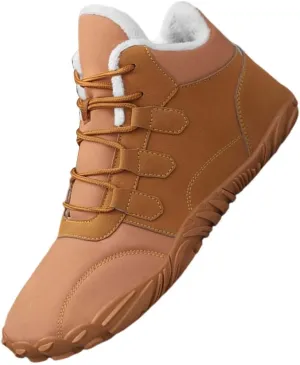 Fuzzy Non Slip Winter Boots for Women Botas Altas Para El Invierno De Mujer Women Snow Boots Waterproof Womens Barefoot Boots Womens Mid Calf Fur Lined Bow Winter Snow Boots