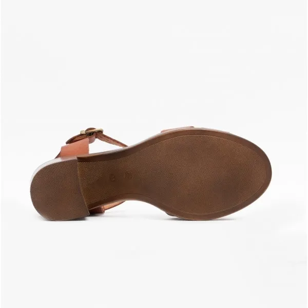GEORGIA Ladies Leather Sandals Tan