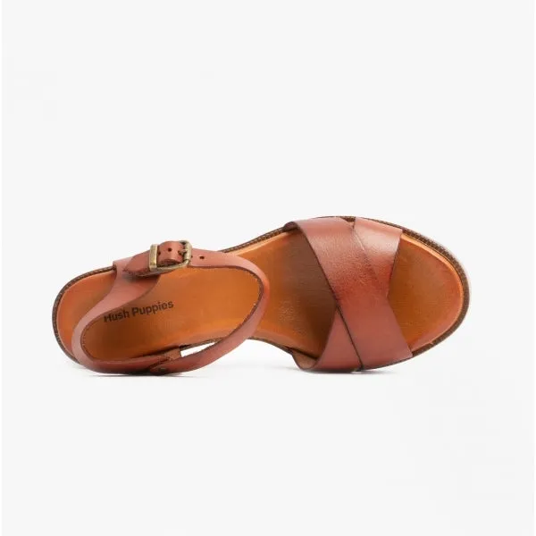 GEORGIA Ladies Leather Sandals Tan