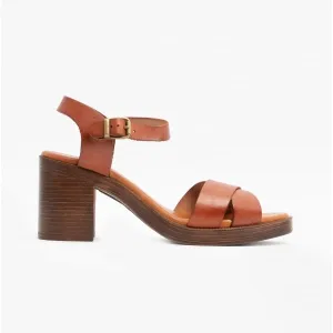 GEORGIA Ladies Leather Sandals Tan