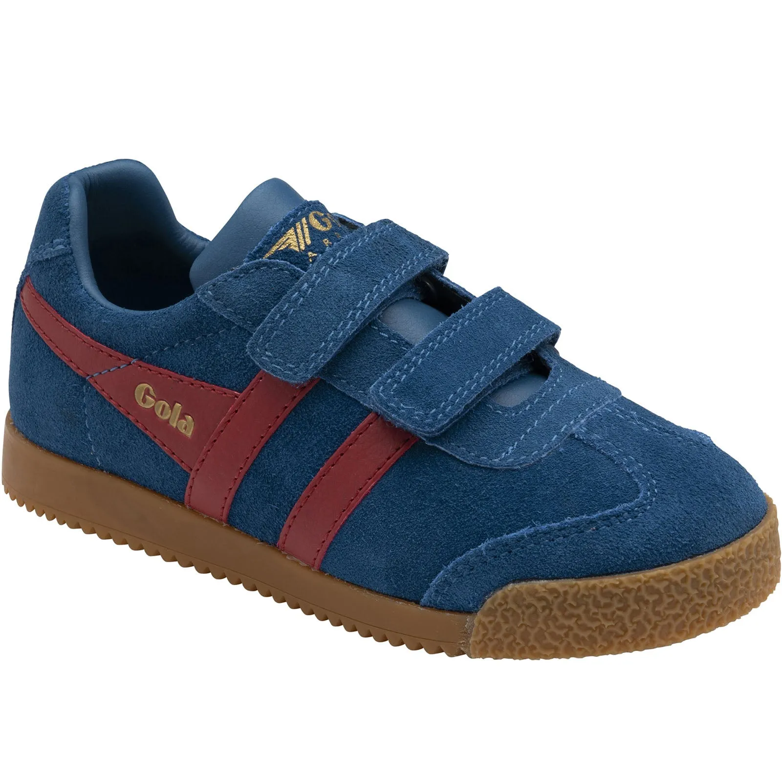 Gola Classic Kids Harrier Strap Retro Trainers