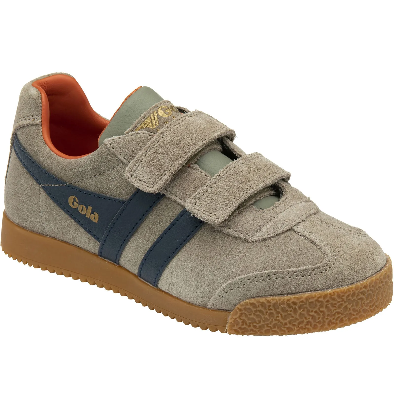 Gola Classic Kids Harrier Strap Retro Trainers