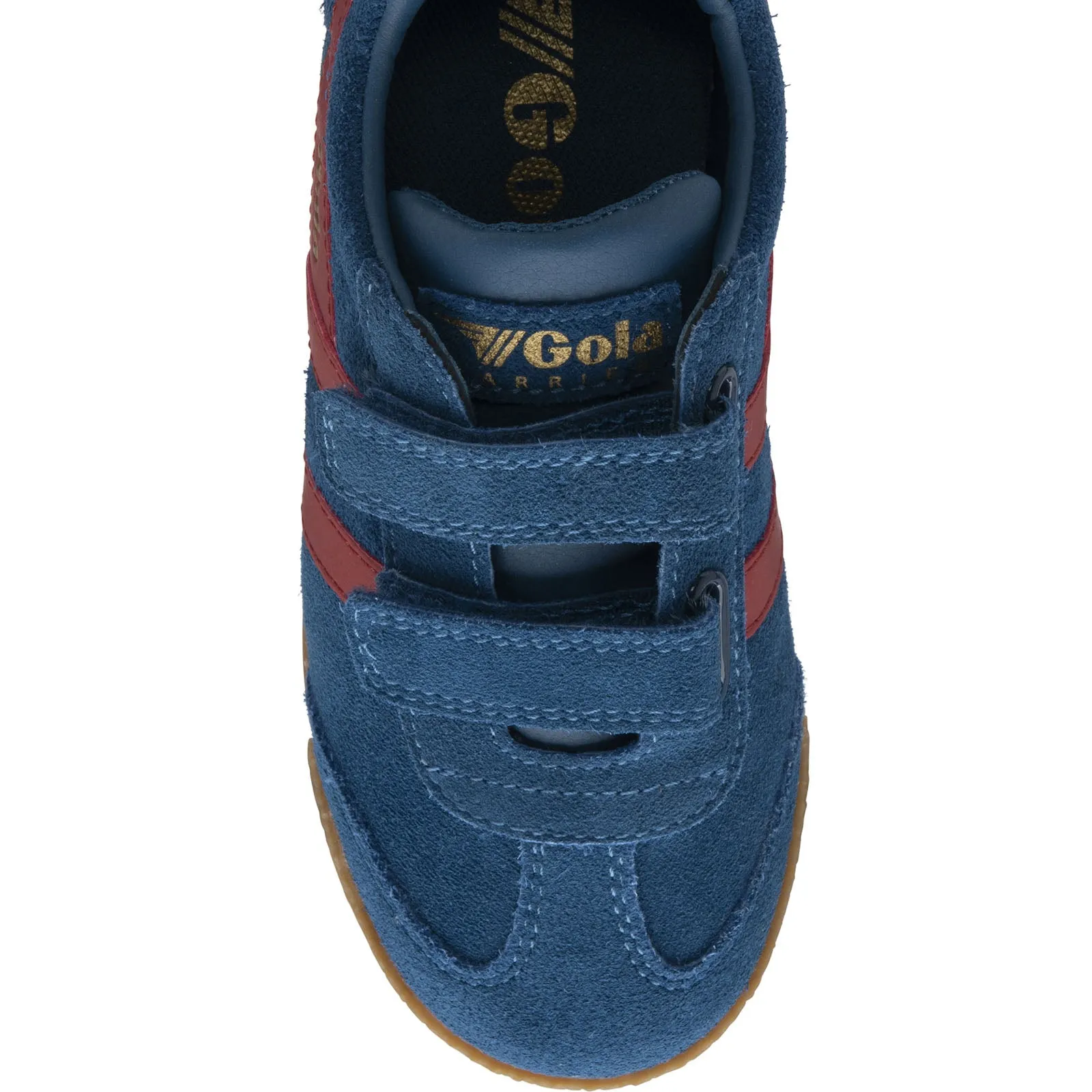 Gola Classic Kids Harrier Strap Retro Trainers