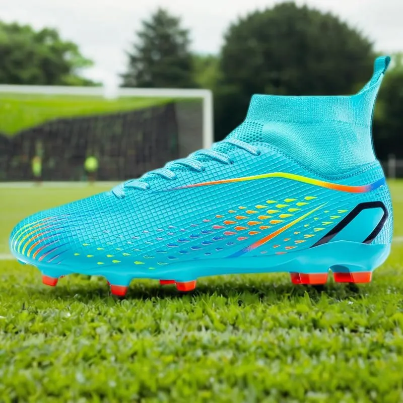 Indoor Turf Soccer Shoes Cleats Mens Soccer Shoes for Boys Football Shoes Kid Futsal Shoes Youth AG