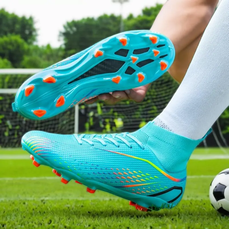 Indoor Turf Soccer Shoes Cleats Mens Soccer Shoes for Boys Football Shoes Kid Futsal Shoes Youth AG