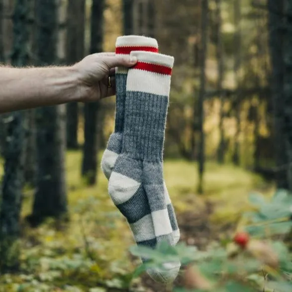 J.B. Field's Crew Length WOOL Boot Socks (LARGE)