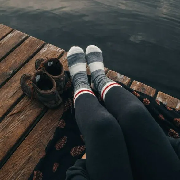 J.B. Field's Crew Length WOOL Boot Socks (LARGE)