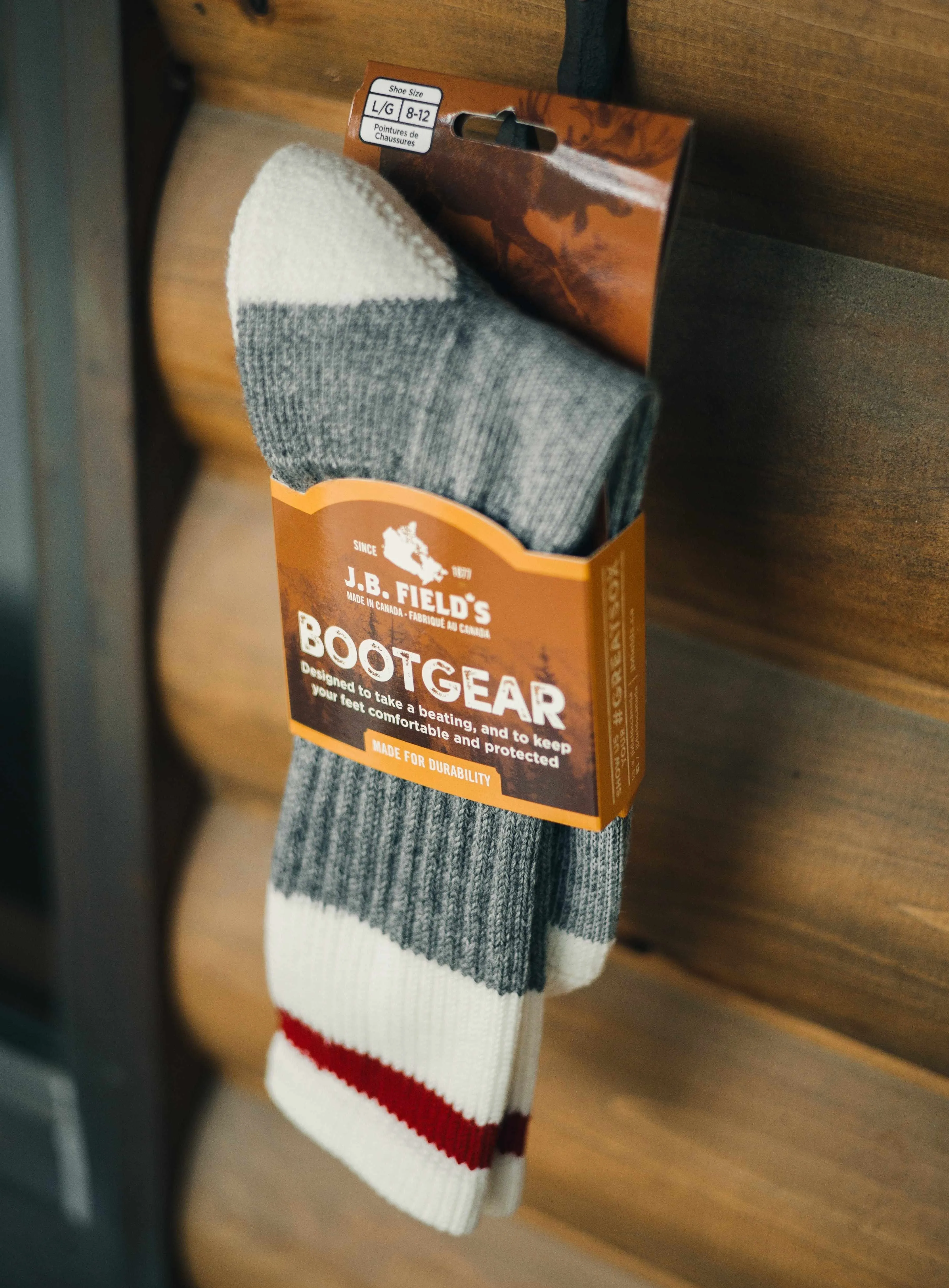 J.B. Field's Over the Calf Length WOOL Boot Socks